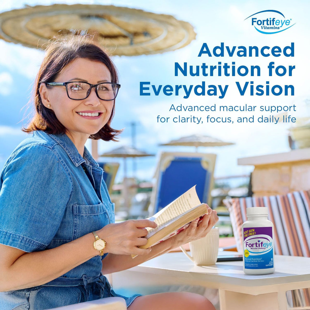 Fortifeye Macular Defence Multivitamin - All-Natural Eye & Body Supplement with Lutein & Zeaxanthin, 90 Tablets - görsel 8