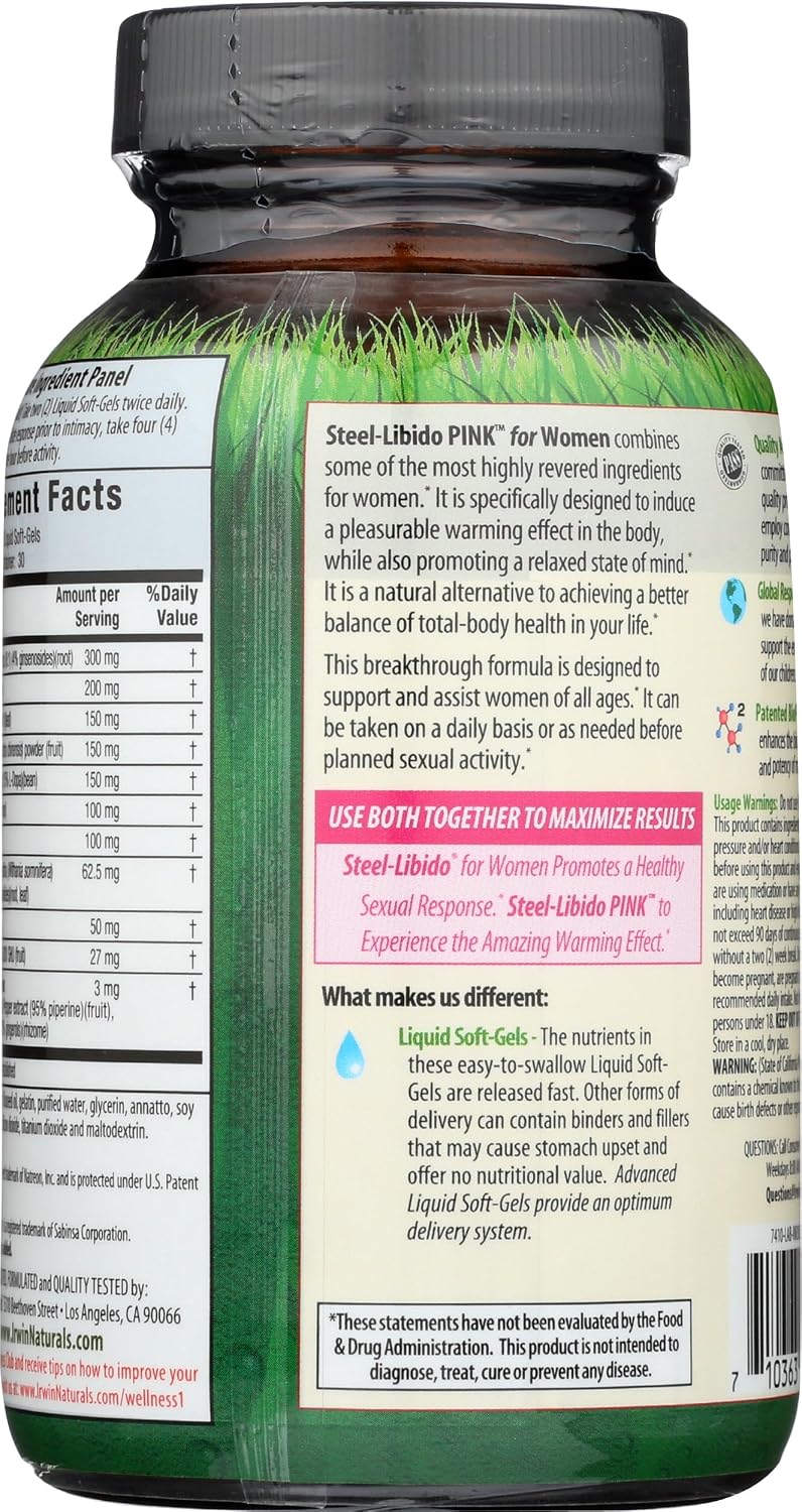 Steel-libido Pink for Women by Irwin Naturals - görsel 2