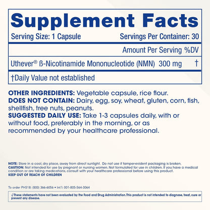 ProHealth NMN Pro 300 - 30 Capsules per Bottle (3-Pack)