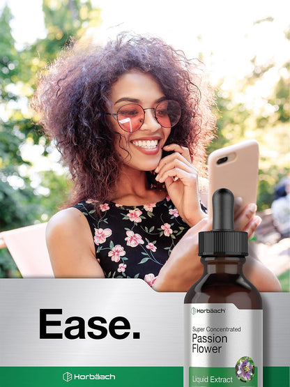 Horbäach Passion Flower Tincture | Alcohol-Free Liquid Extract | 60 ml