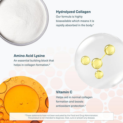 Youtheory Advanced Collagen with Vitamin C – 6000 mg Hydrolysed Collagen Peptides – 160 Tablets