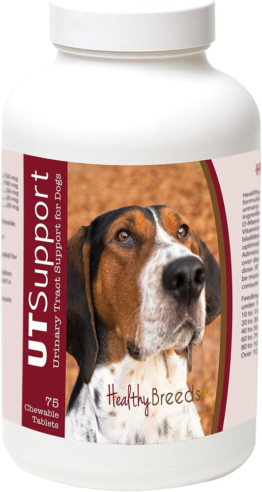 Healthy Breeds Treeing Walker Coonhound Cranberry Chewables – Urinary Tract Support for Dogs (75 Chewables)
