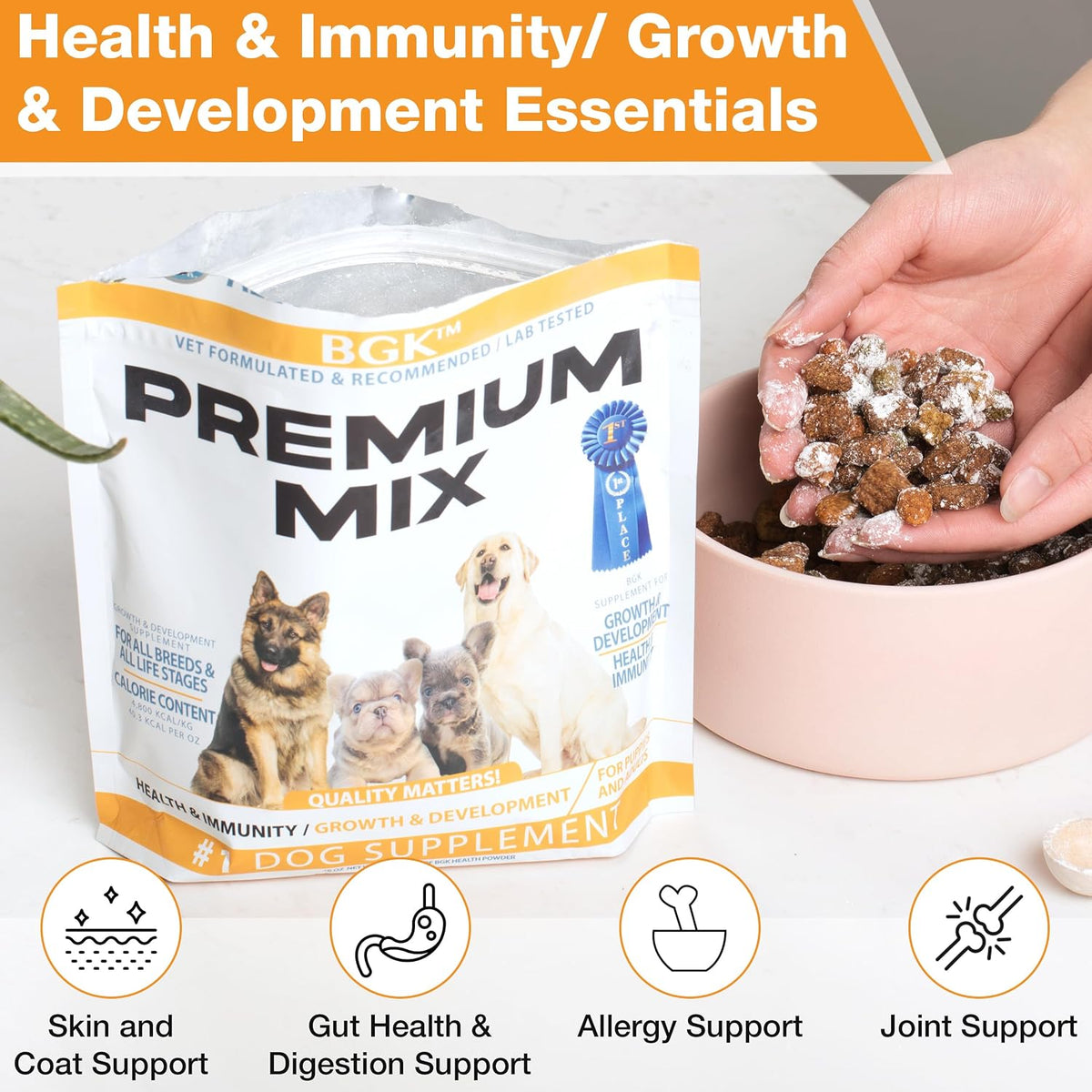 BGK Premium Mix Dog Multivitamin Powder (All Ages & Breeds) - görsel 7