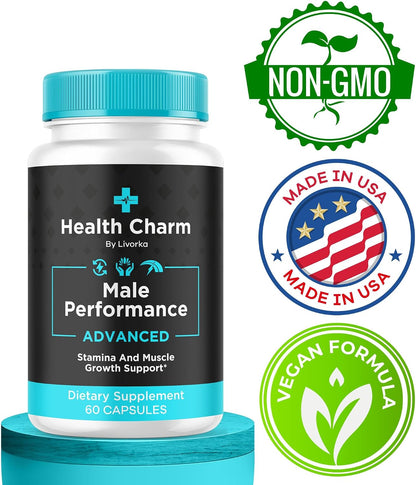 Health Charm Men's Multivitamin Capsules (2 Pack, 120 Count)
