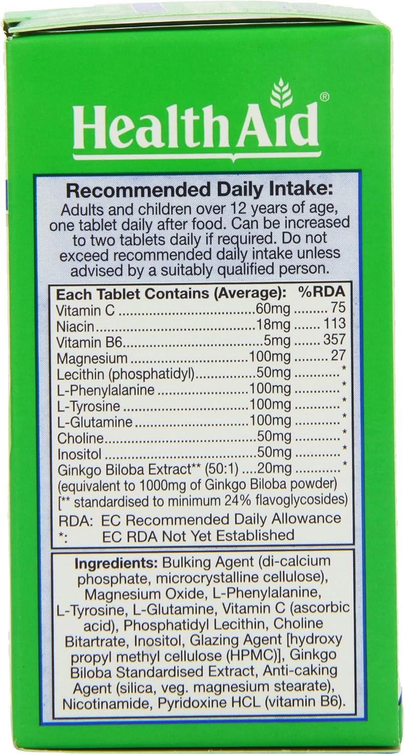 Health Aid NeuroForte - B Vitamin Complex with Amino Acids, 30 Tablets - görsel 4