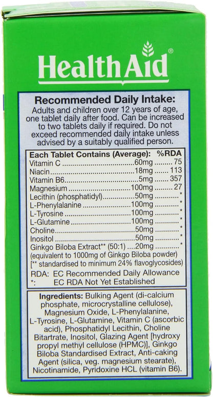 Health Aid NeuroForte - B Vitamin Complex with Amino Acids, 30 Tablets