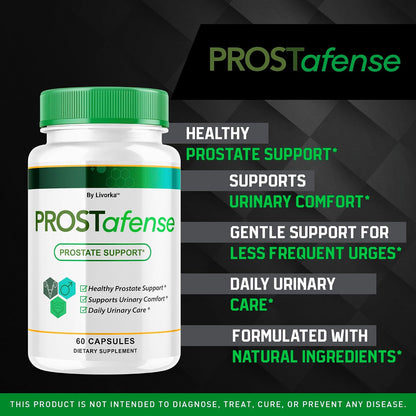 Prostafense Health Supplements for Men Capsules (3 Pack) – All Natural Support, 180 Capsules