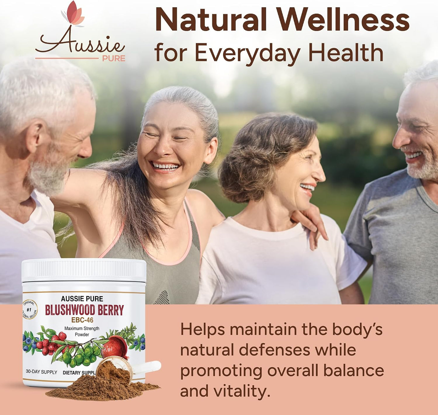 Aussie Pure Blushwood Berry Powder EBC-46 – Maximum Strength Immune and Cellular Support (180g) - görsel 9