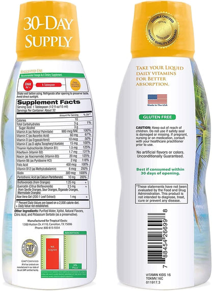 Tropical Oasis MultiVitamin Mineral for Children, 473 ml Liquid