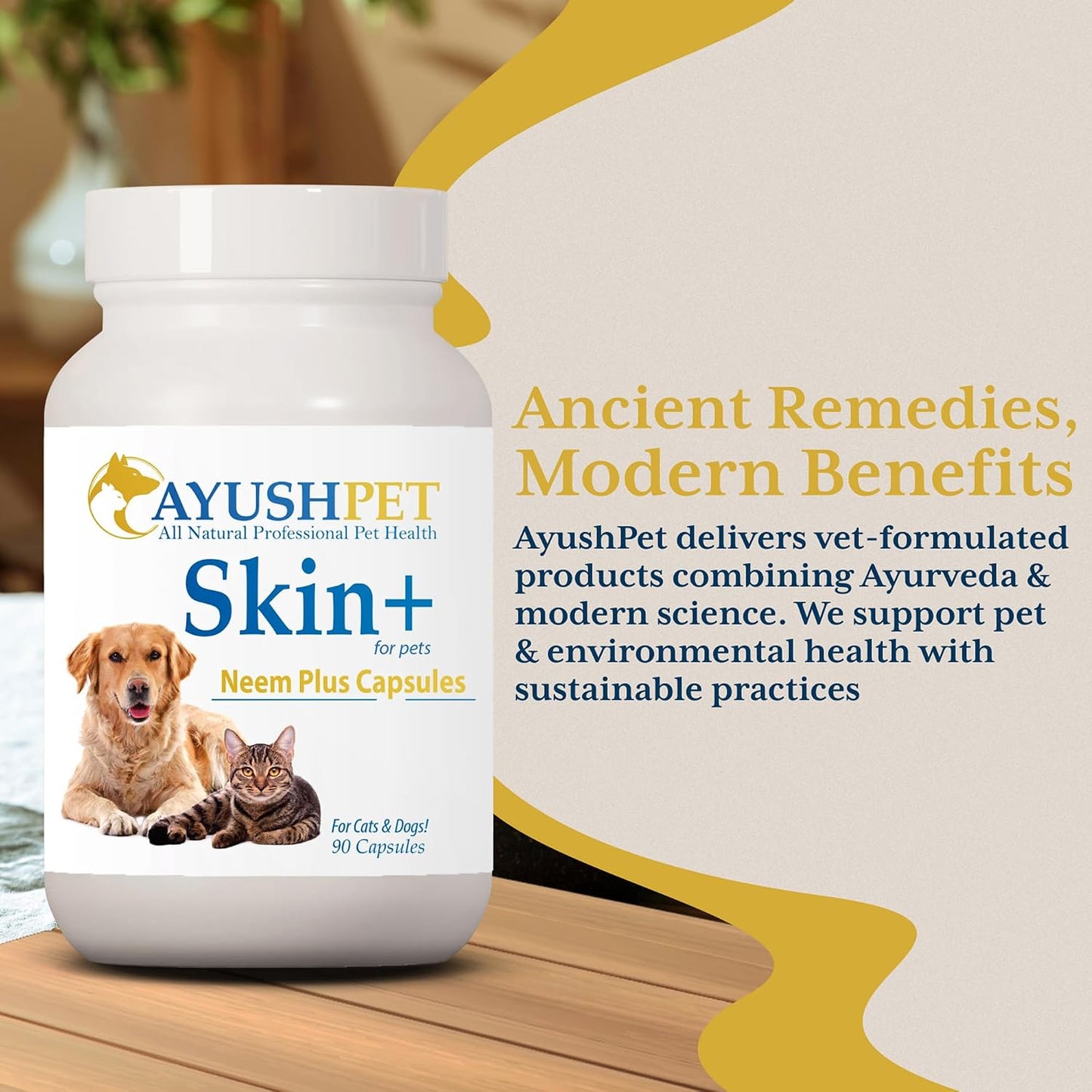 Ayush Pet Neem Plus – Neem Supplement for Dogs, 90 Capsules - görsel 6