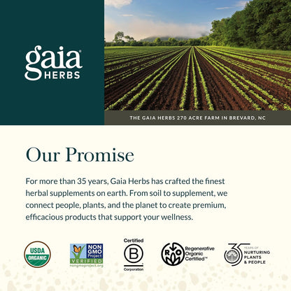 Gaia Herbs Sauerkraut Postbiotic | Gut Health & Immune Support | 60 Vegan Capsules