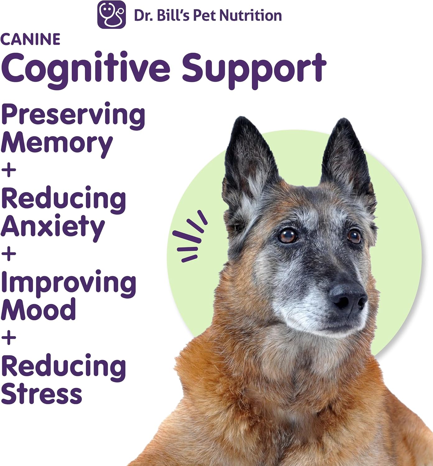 Dr. Bill’s Canine Cognitive Support Supplement for Adult, Senior & Elderly Dogs - görsel 3