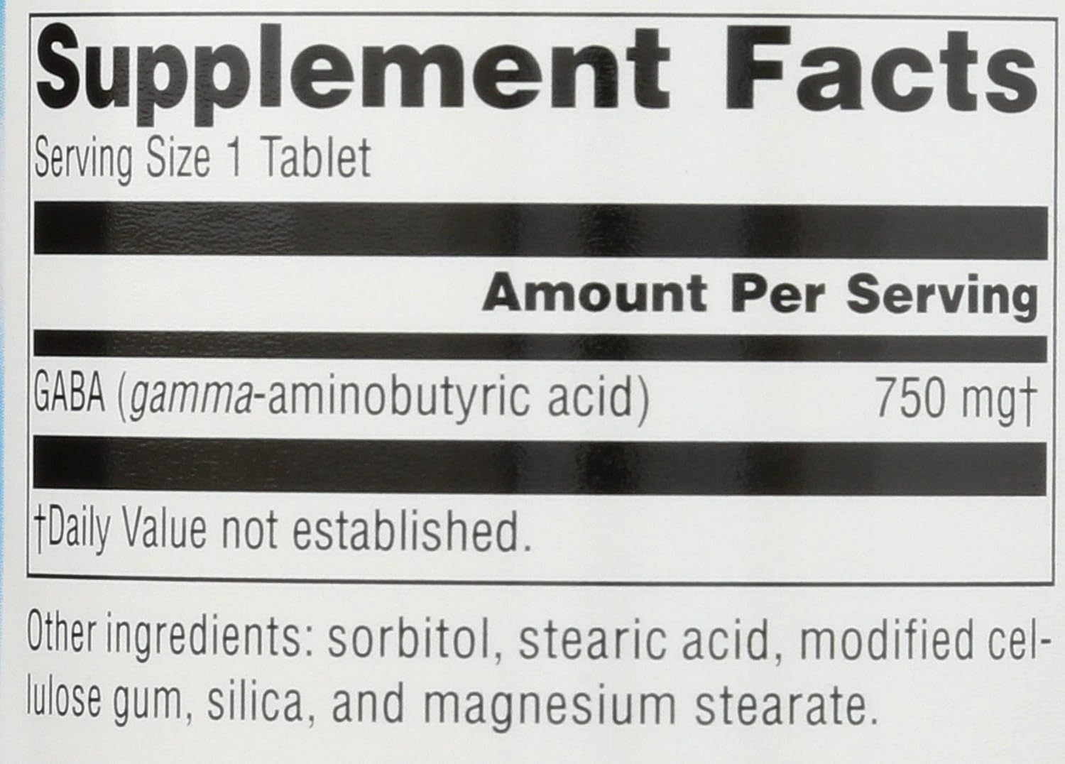 Source Naturals Serene Science GABA 750mg Tablets – For Relaxation and Peace of Mind - görsel 4
