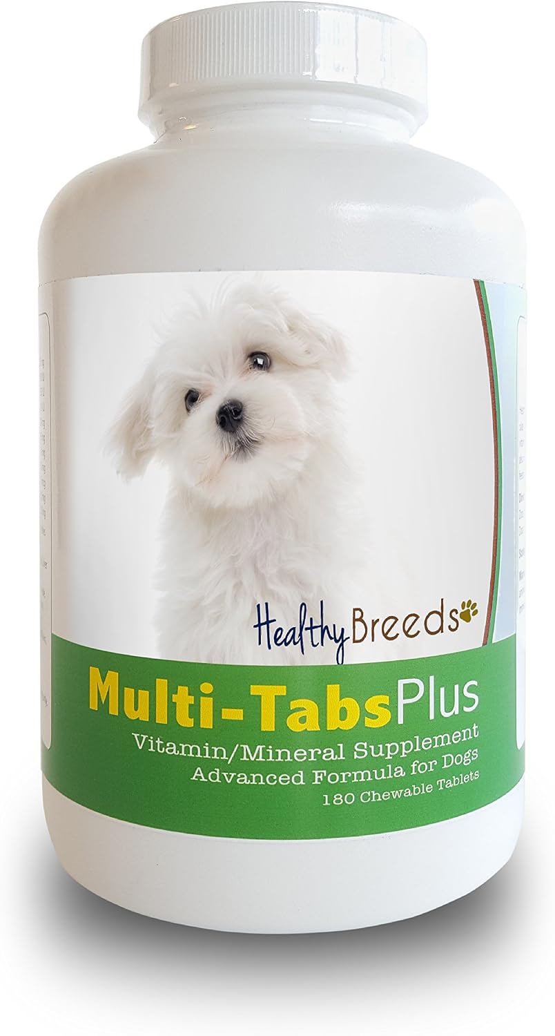 Healthy Breeds Maltese Multi-Tabs Plus Chewable Tablets 180 Tablets - görsel 1