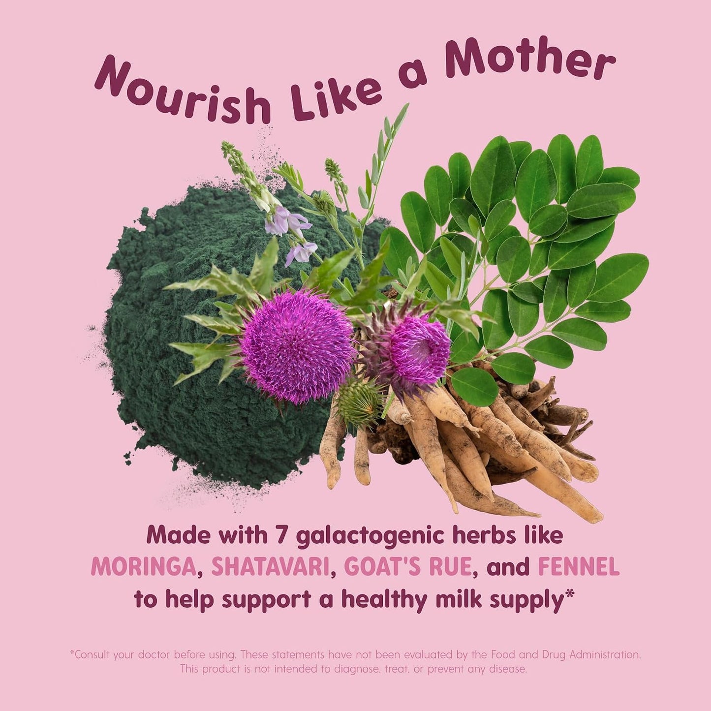 OAT MAMA Organic Lactation Supplement - Fenugreek-Free Herbal Blend with Milk Thistle, Shatavari & Moringa - görsel 4