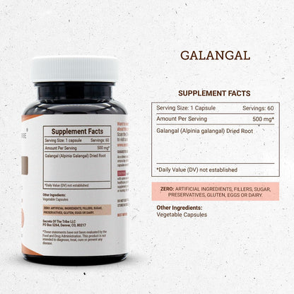 Secrets of the Tribe Galangal 60 Capsules