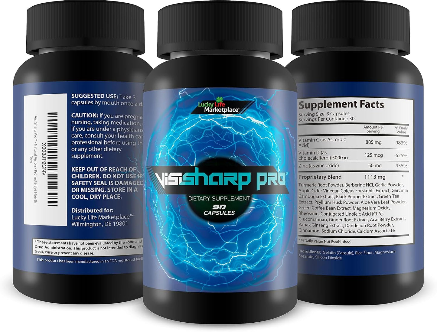 Visi Sharp Pro - Natural Vision Support Food Supplement - görsel 4