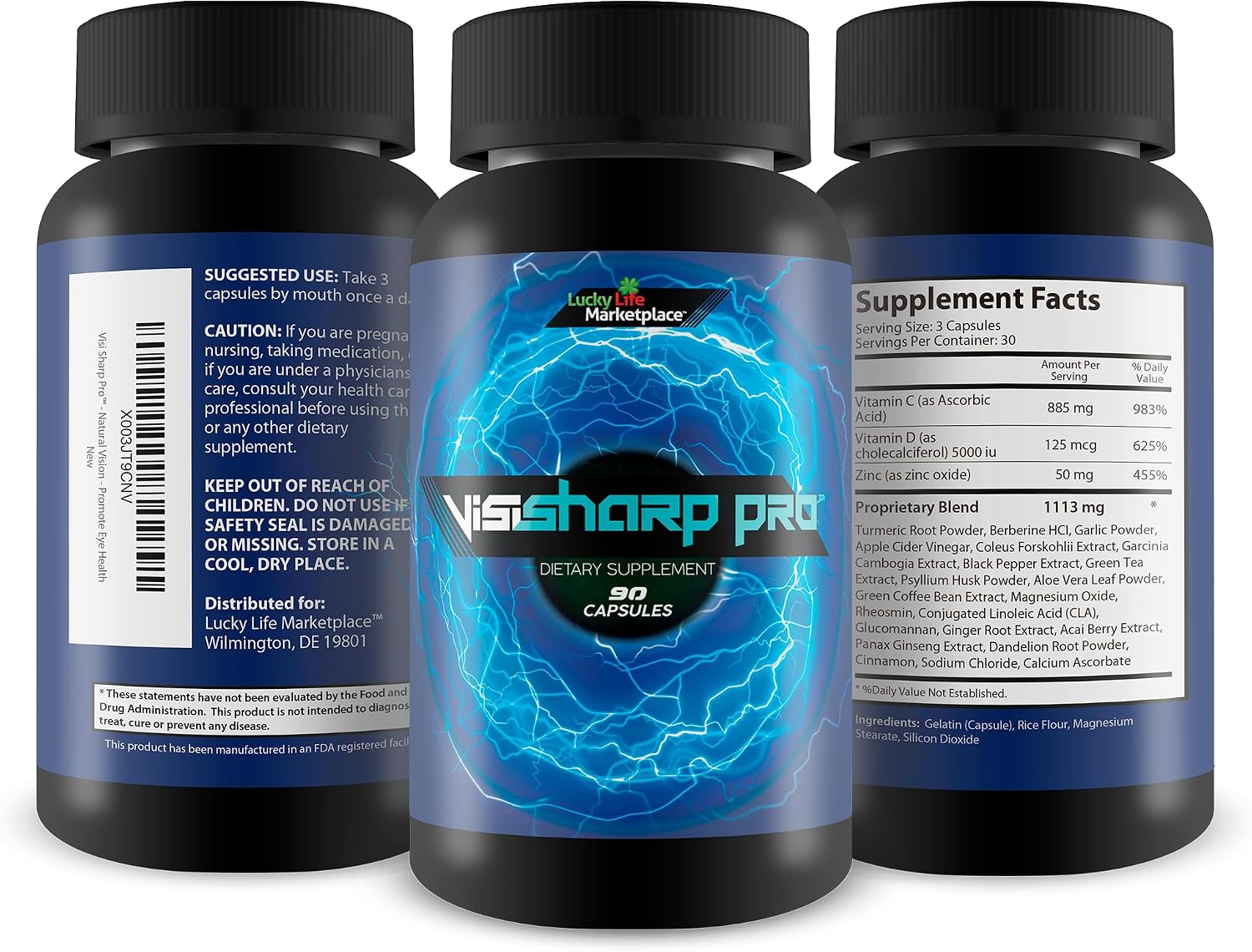 Visi Sharp Pro - Natural Vision Support Food Supplement - görsel 4