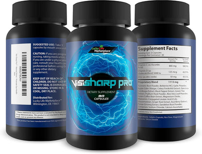 Visi Sharp Pro - Natural Vision Support Food Supplement
