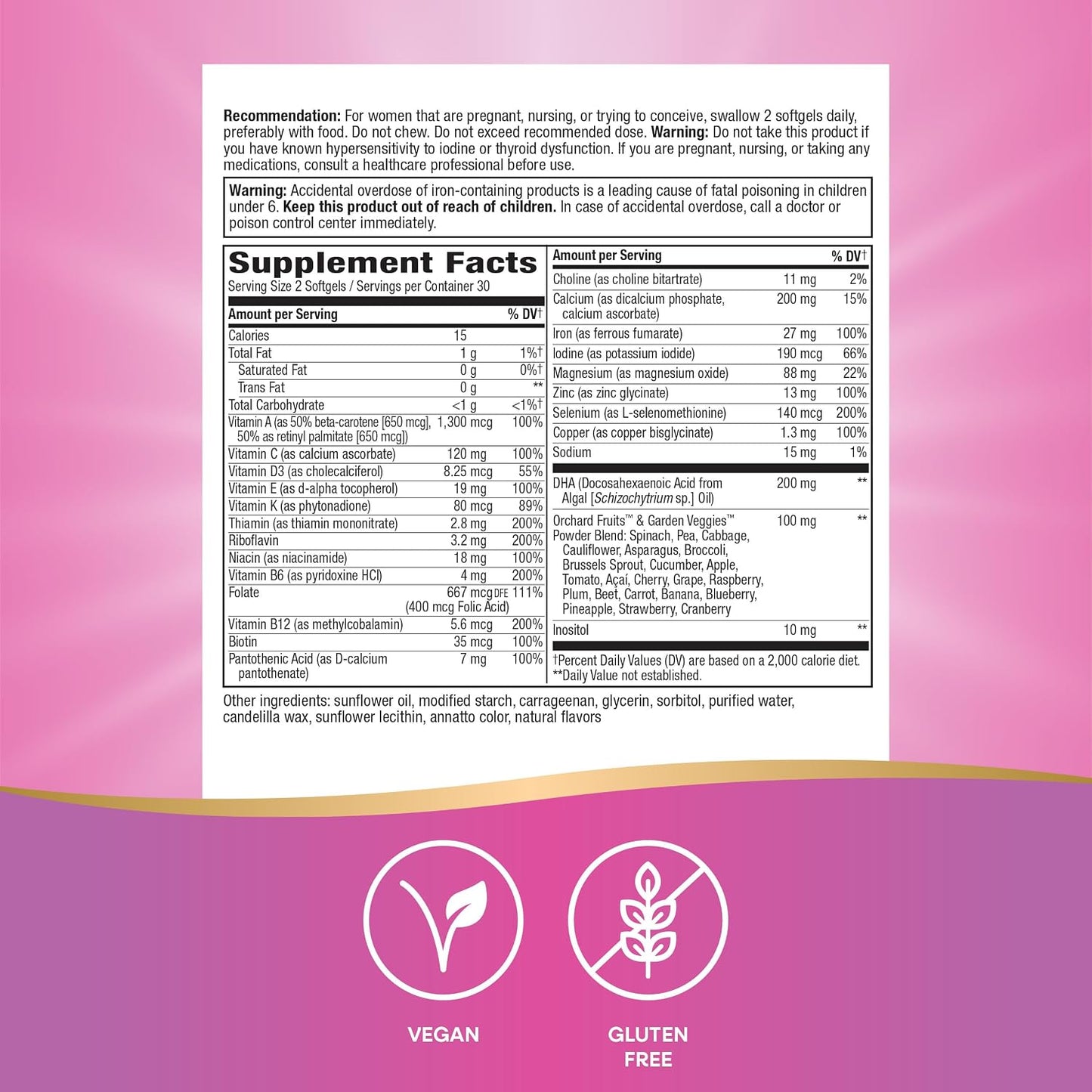 Nature's Way Alive! Complete Premium Prenatal Multivitamins - görsel 5