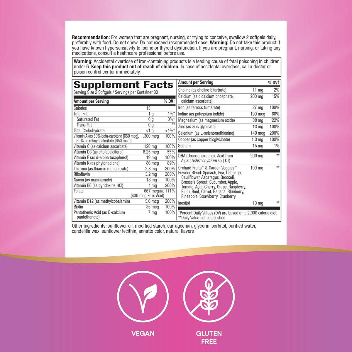 Nature's Way Alive! Complete Premium Prenatal Multivitamins - görsel 5