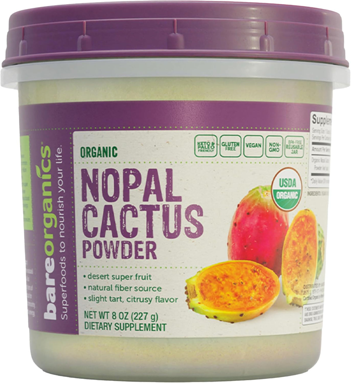 BareOrganics Amla Powder - Organic Indian Gooseberry Superfood Powder, Finely Ground Amla for Smoothies, Teas & Recipes, Non-GMO, Vegan, 227 g - görsel 3