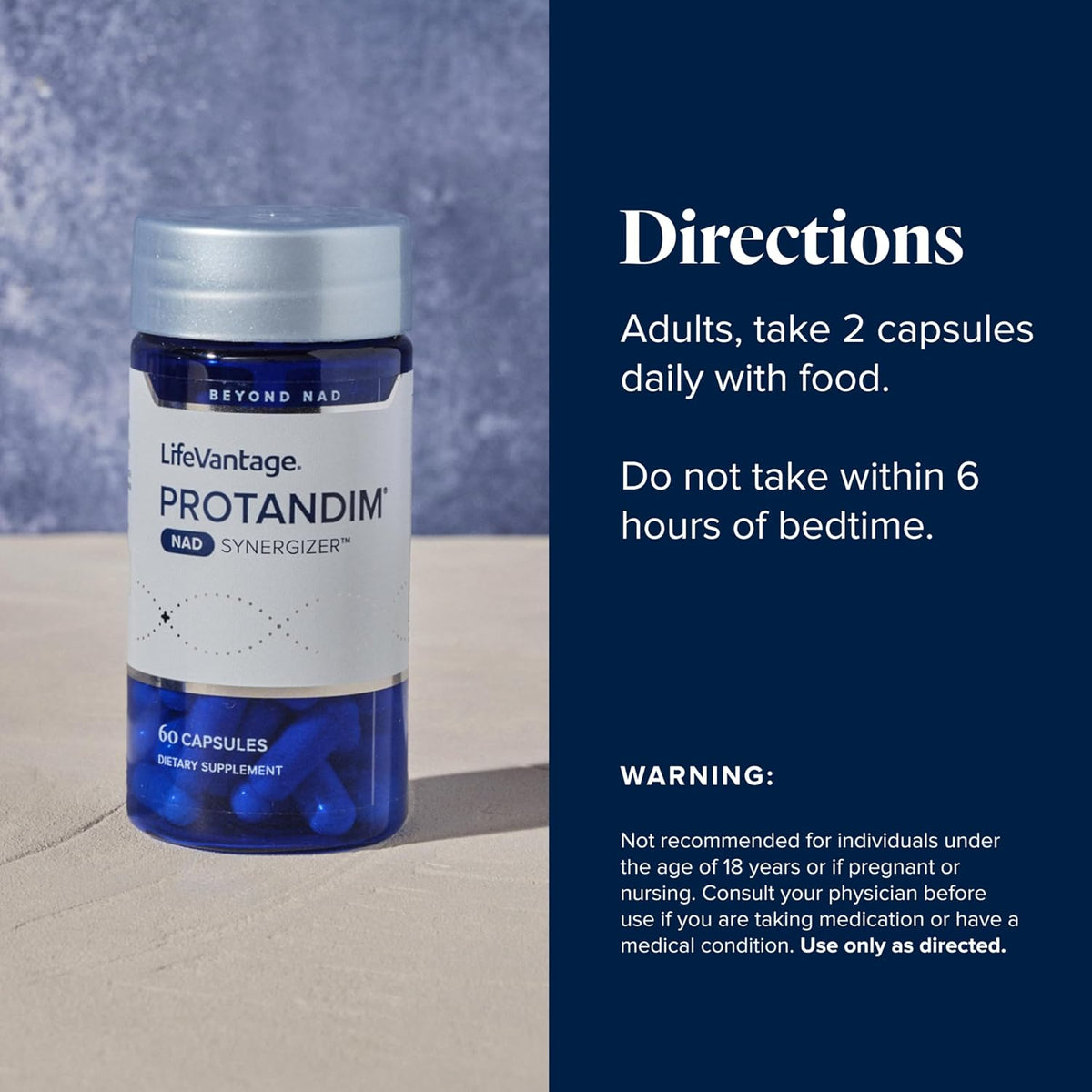 LifeVantage Protandim NAD Synergizer – 60 Capsules - görsel 6