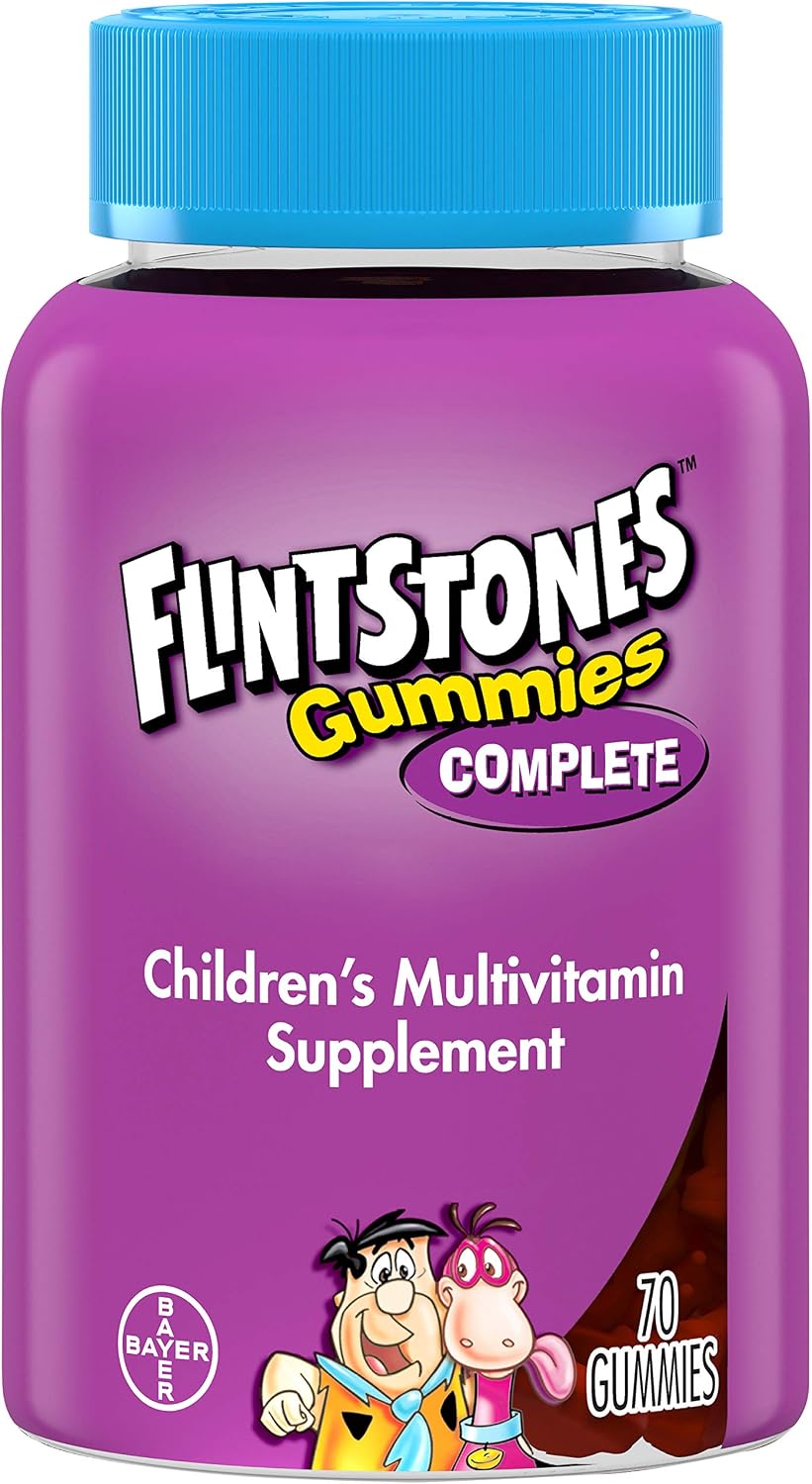 Flintstones Complete Gummy Multivitamin, 70-Count (Pack of 2) - görsel 1