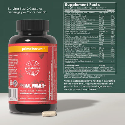 Primal Harvest Women+ Daily Multivitamin