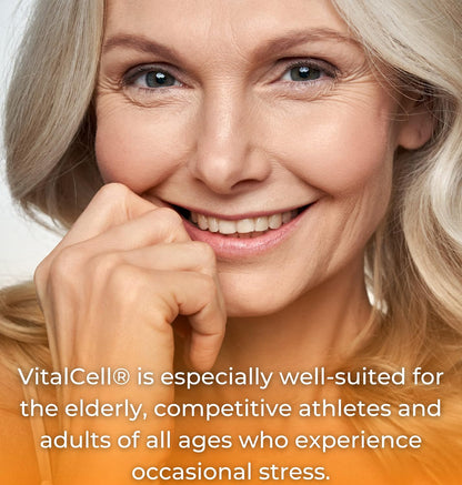Vital Cell Natural Anti-Ageing Supplement for Men and Women, Supporting Circulation and Healthy Organ Function (180 Vegetarian Capsules)