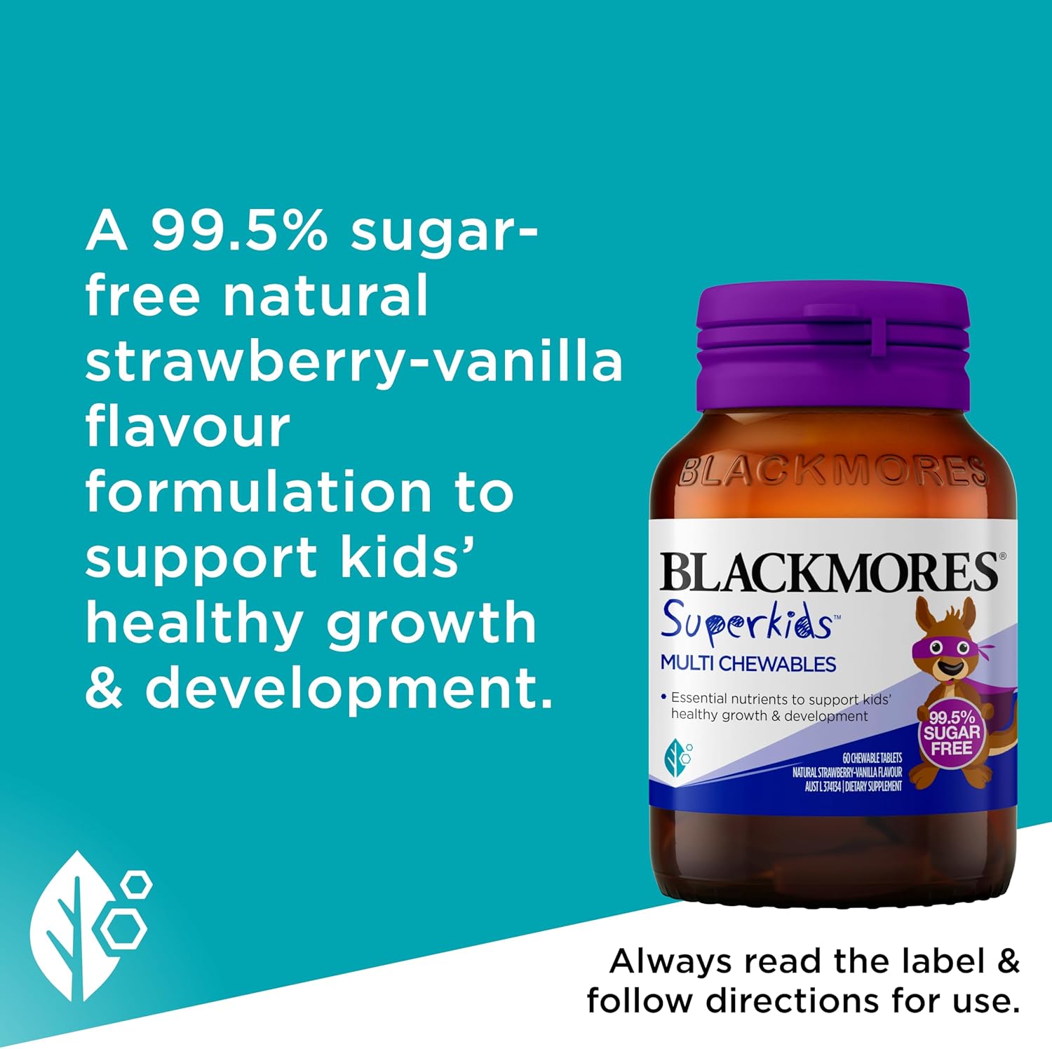 Blackmores Superkids Multi 60 Chewables - görsel 4