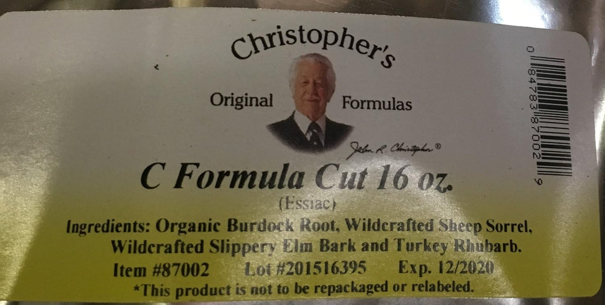 Christopher's Original Formulae Essiac-C Formula Cut, 16 oz - görsel 2