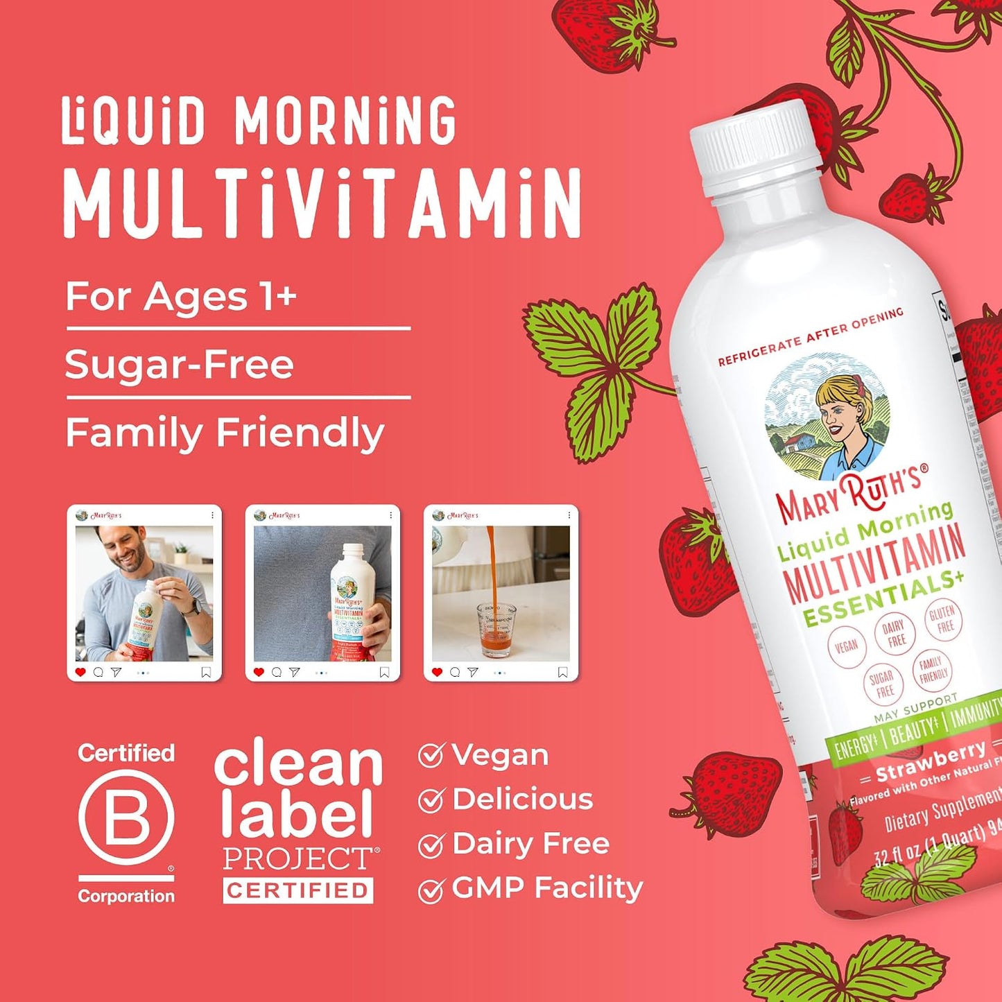 MaryRuth's Liquid Morning Multivitamin Essentials+ - görsel 8