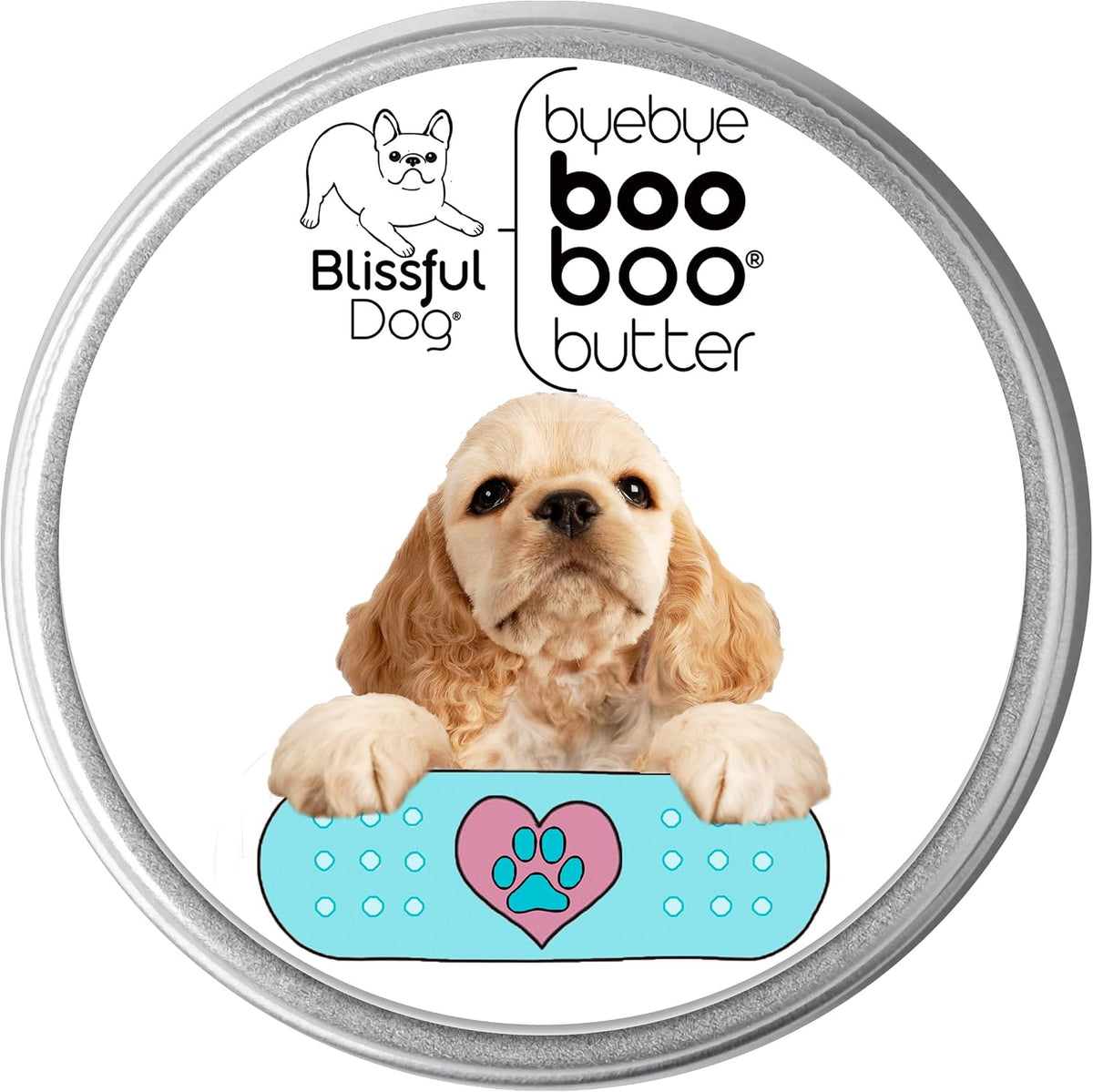 The Blissful Dog 4 oz TIN Cocker Spaniel Booboo Butter - görsel 1