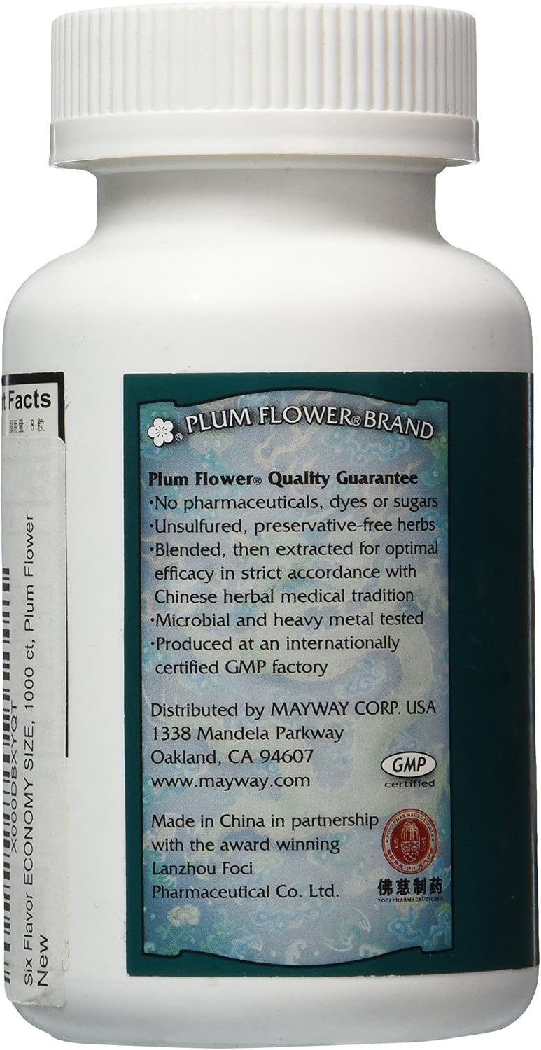 Six Flavour Rehmannia Pills – Economy Size (1000 ct) - görsel 2