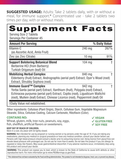 Rainbow Light Counter Attack Immune Defence Support Supplement - 90 Tablets