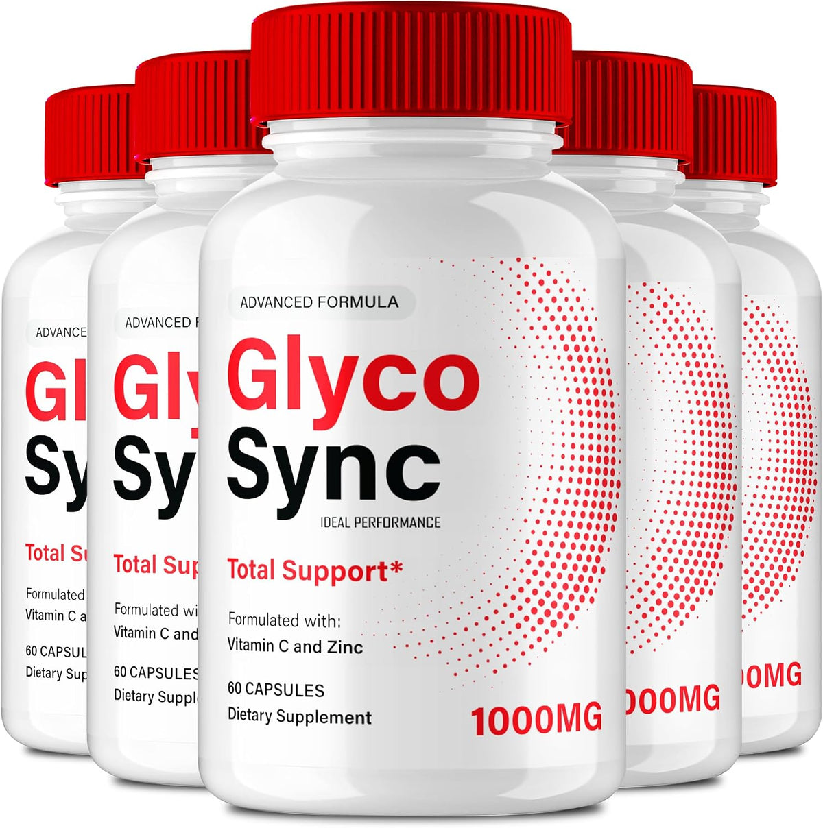 Glyco Sync Glyco Optimiser Capsules, GlycoSync Blood Formula Support Supplement Pills, Premium Formula for Healthy Circulation & Stable Levels, All Natural GlycoSync Pills Reviews (5 Pack) - görsel 1