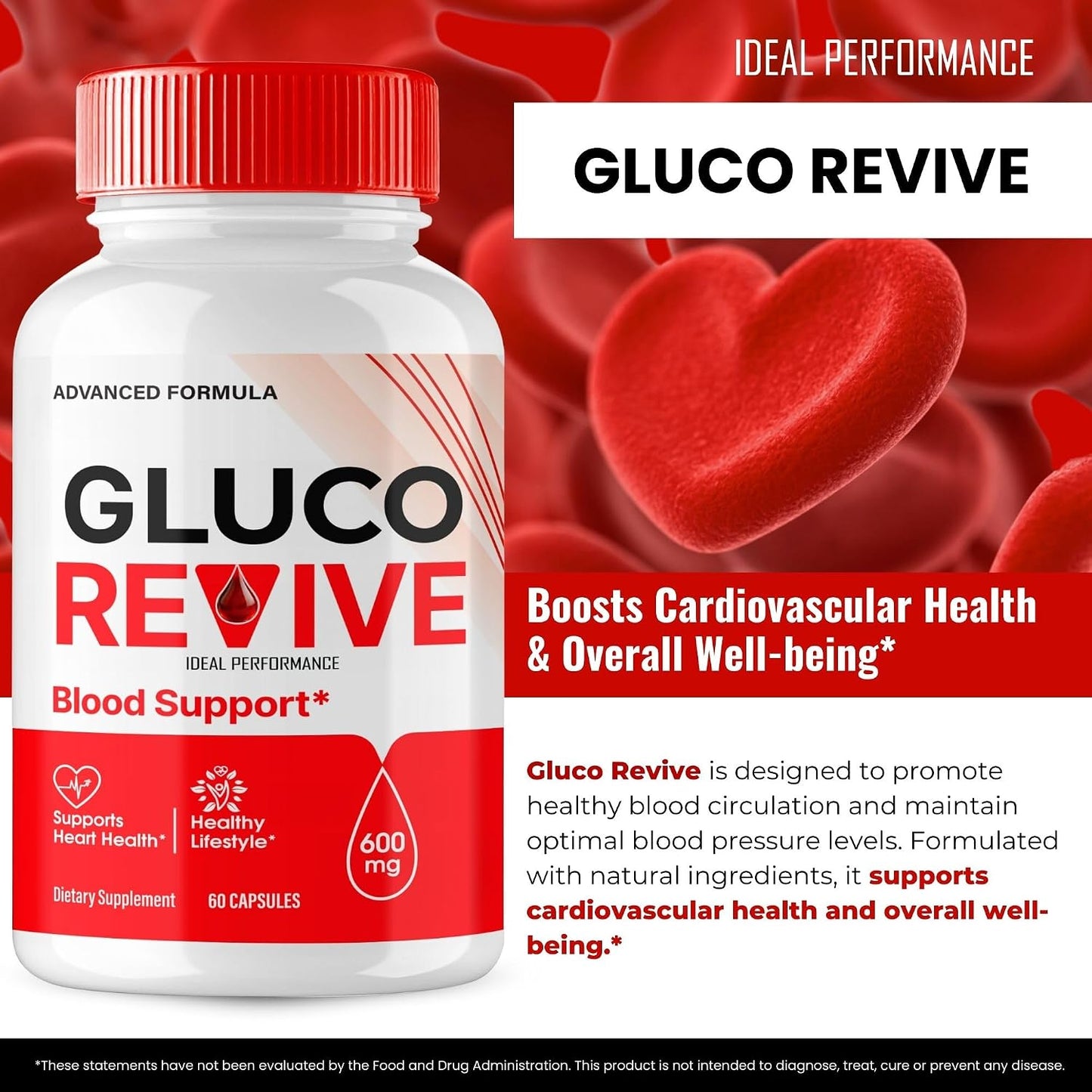 Gluco Revive Capsules, Gluco Revive Supplement Capsules, GlucoRevive Health and Wellbeing Support – Maximum Strength All Natural Advanced Formula (60 Capsules) - görsel 4