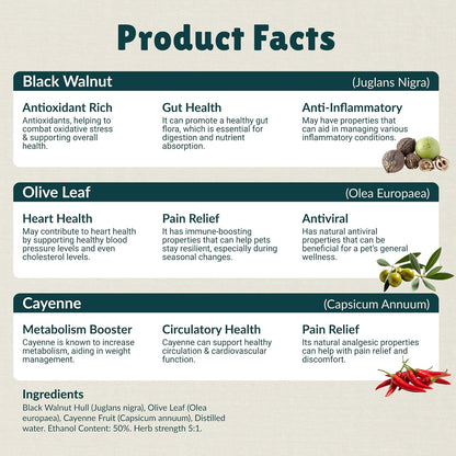 BlackLeaf Tincture for Pets - 3 Pack