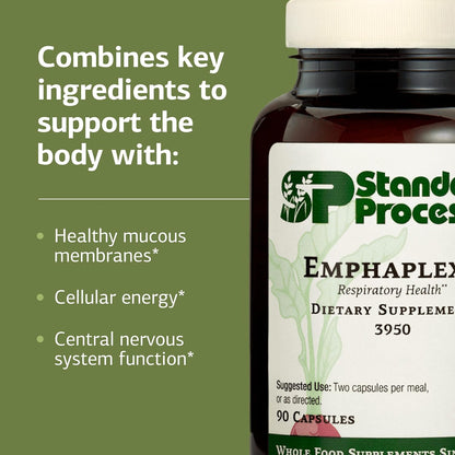 Standard Process Emphaplex - Respiratory System Supplement, 90 Capsules