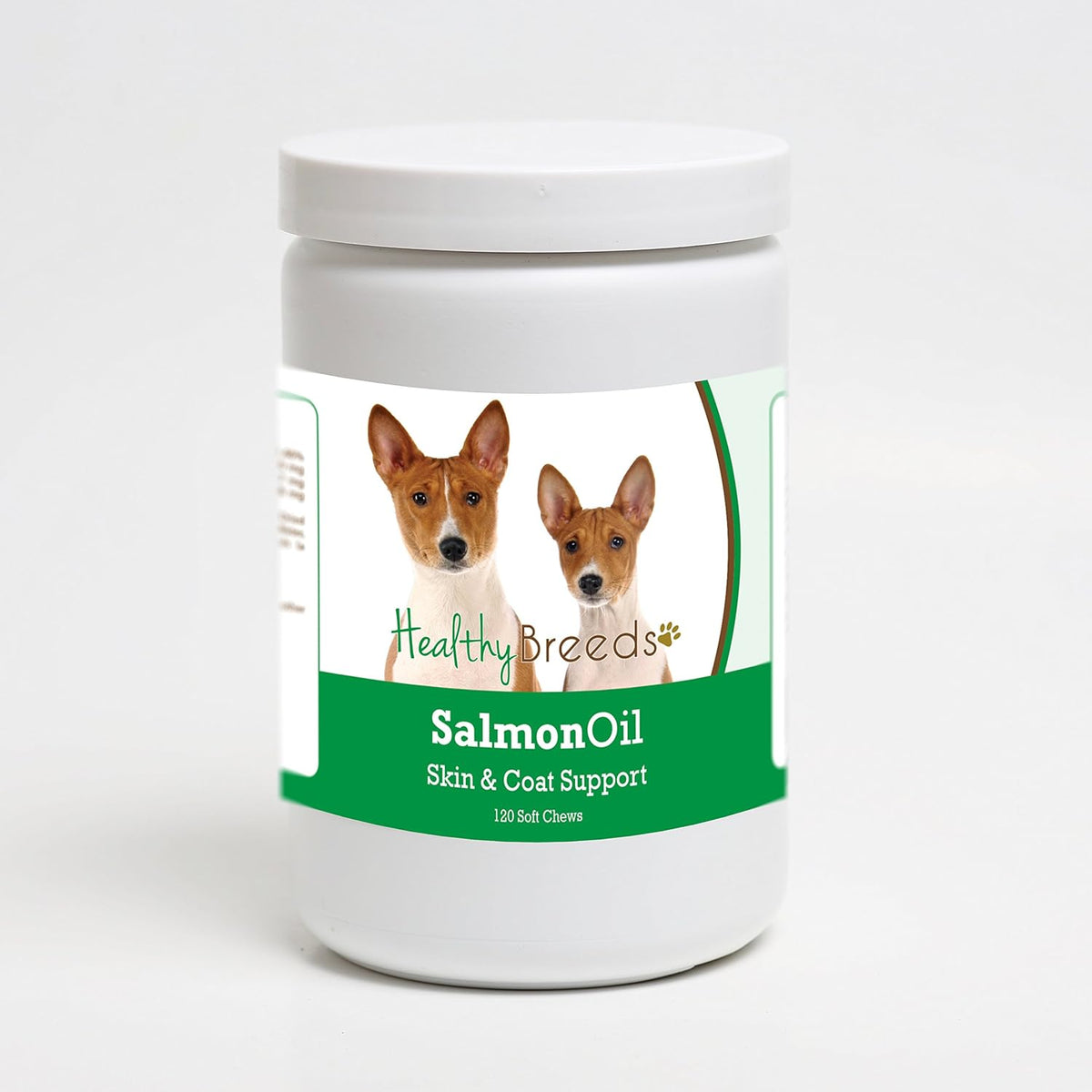 Healthy Breeds Basenji Salmon Oil Soft Chews 120 Count - görsel 1