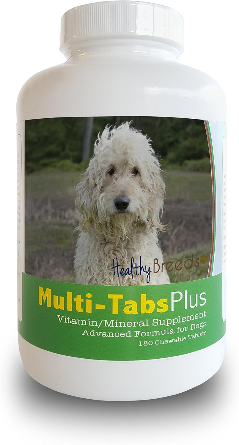 Healthy Breeds Goldendoodle Multi-Tabs Plus Chewable Tablets, 180 Tablets - görsel 1