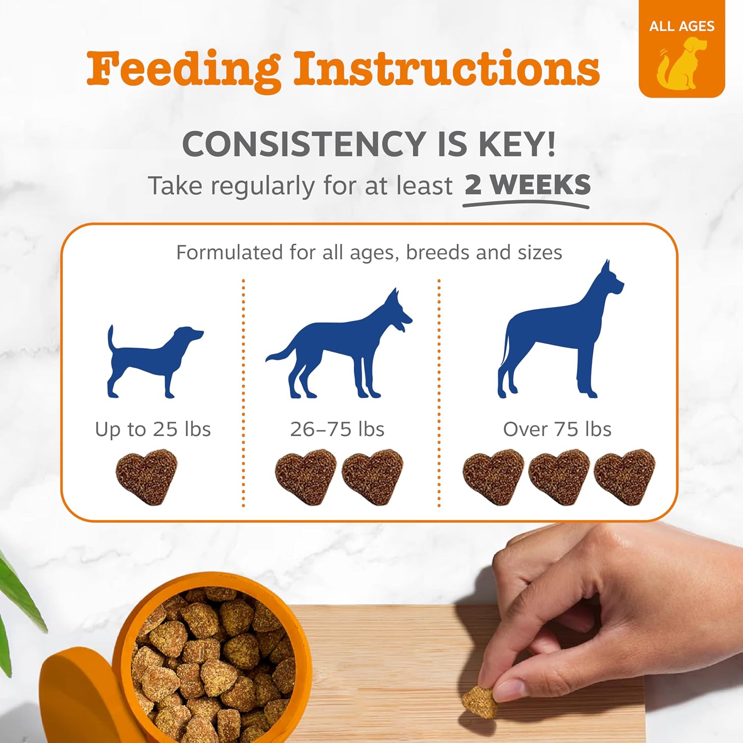 Zesty Paws 8-in-1 Bites Dog Multivitamin - Peanut Butter Flavour (50 Chews) - görsel 4