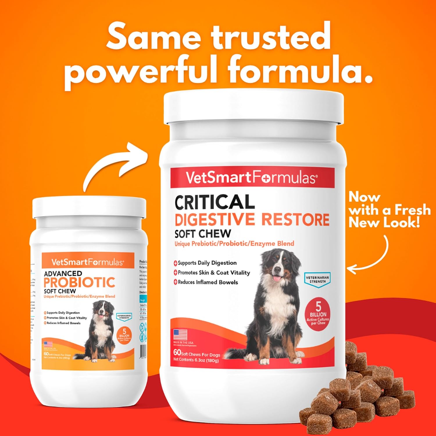 Critical Digestive Restore Soft Chews for Dogs - 10 Billion CFU Probiotic Support - görsel 2