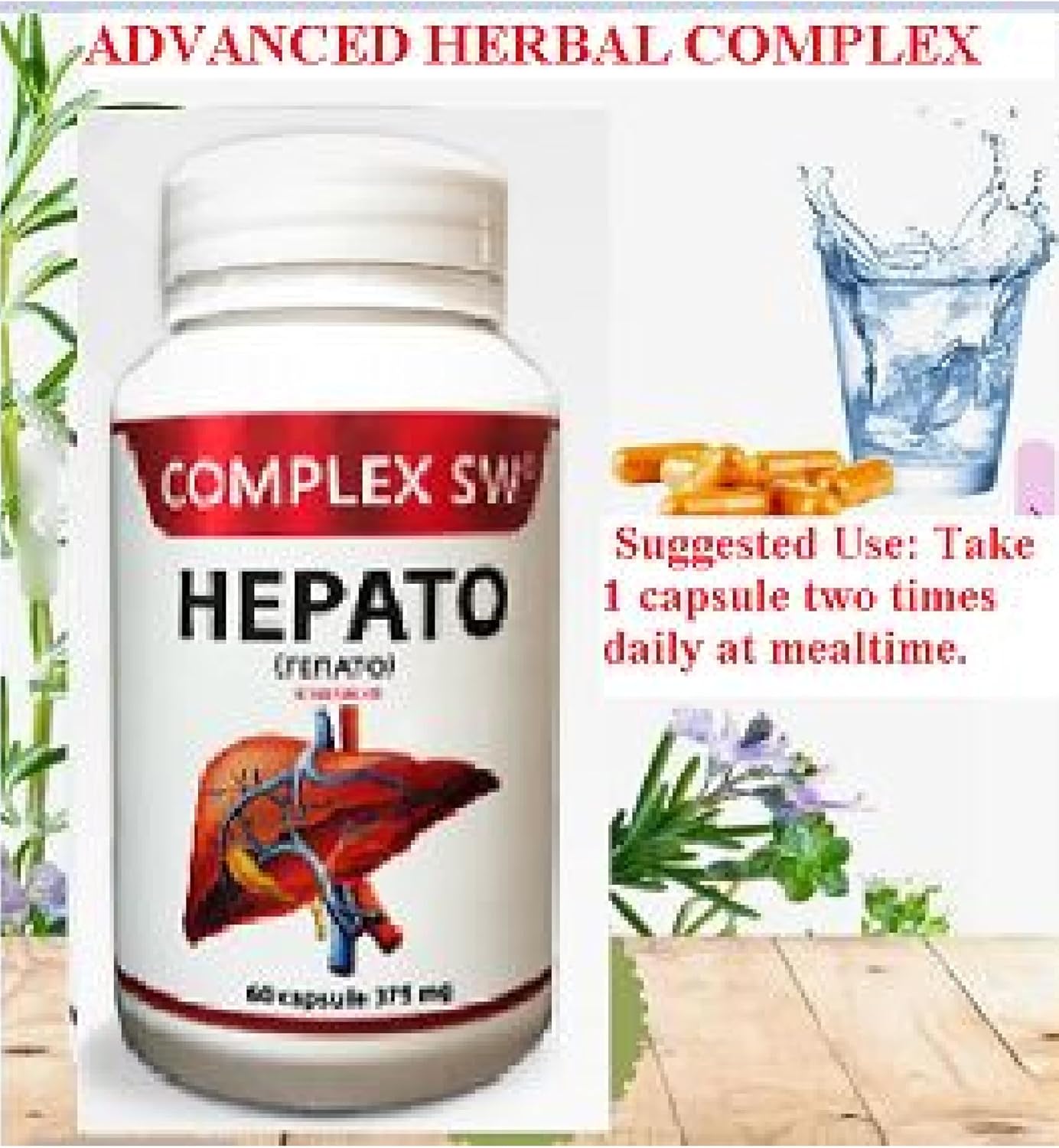 Liver Cleanse Detox & Repair Herbal Liver Support Formula with Milk Thistle & Herbs – 60 Capsules - görsel 4