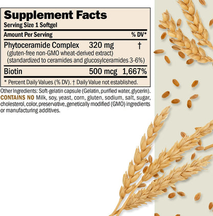ANDREW LESSMAN Phytoceramides with Biotin - 120 Softgels