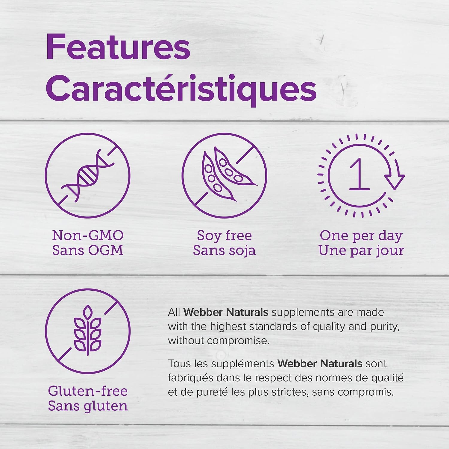 Webber Naturals No Flush Niacin Vitamin B3 Capsules, 500mg, 90 Capsules - görsel 3
