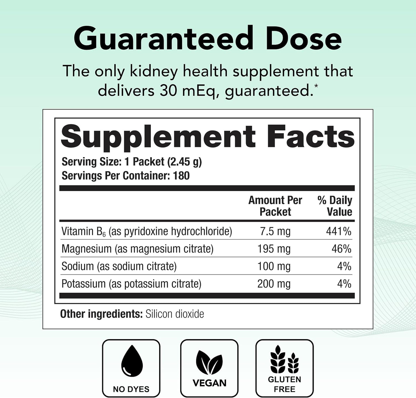 Theralogix CitraLith – Vitamin & Mineral Food Supplement for Kidney Health – 90-Day Supply (180 Packets) - görsel 2