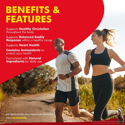 Vitazenlabs Blood Support Plus, Maximum Strength All-Natural Formula, 120 Capsules (Pack of 2)