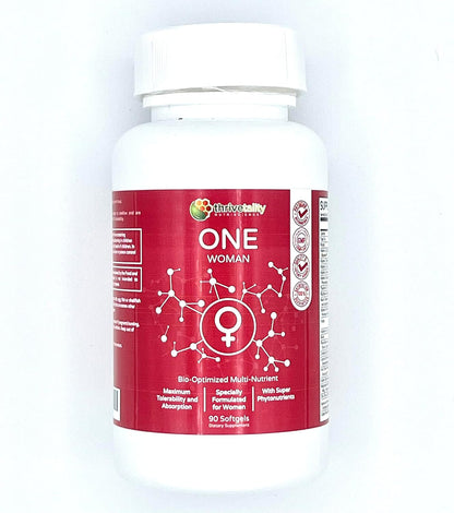 ONE Woman Bio-Optimised Multi-Nutrient – Women's Multivitamin by Thrivetality
